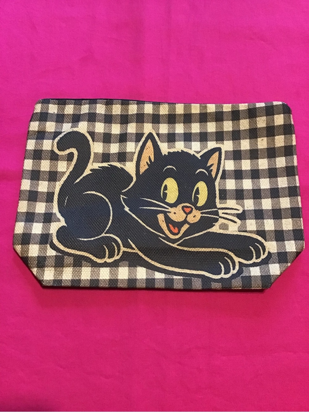 Black Cat Makeup Bag